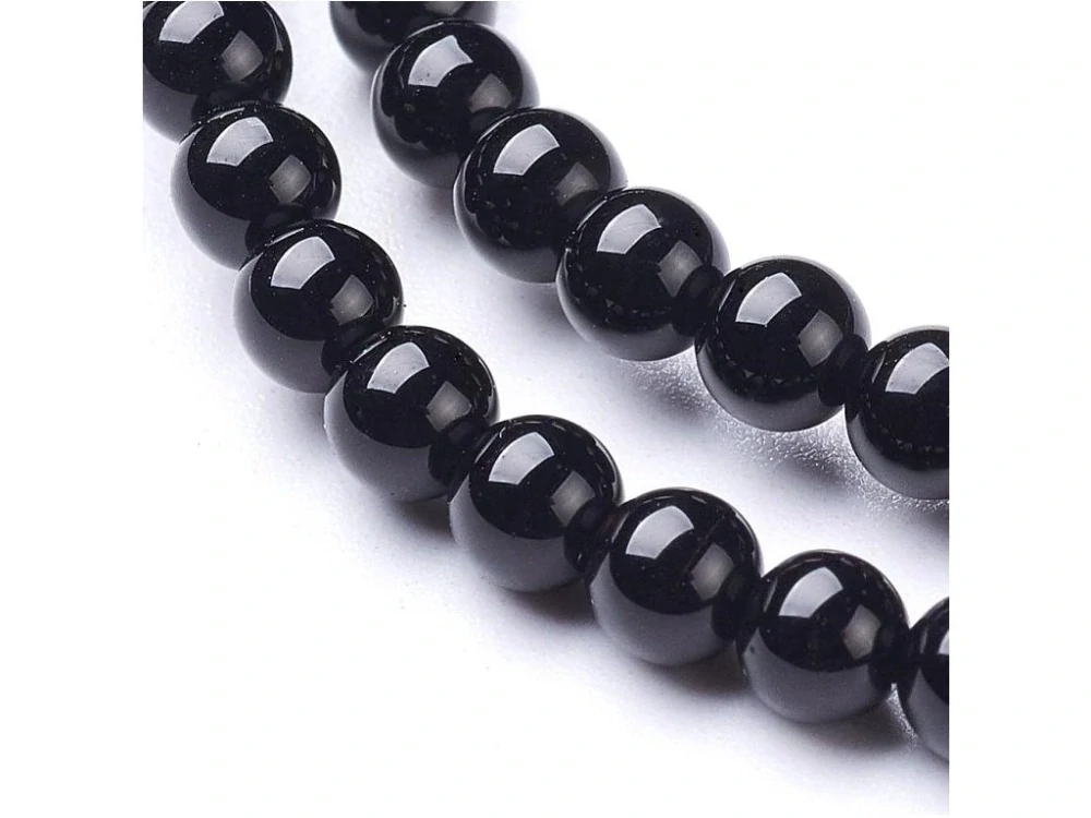 Achát - čierny onyx 8 mm