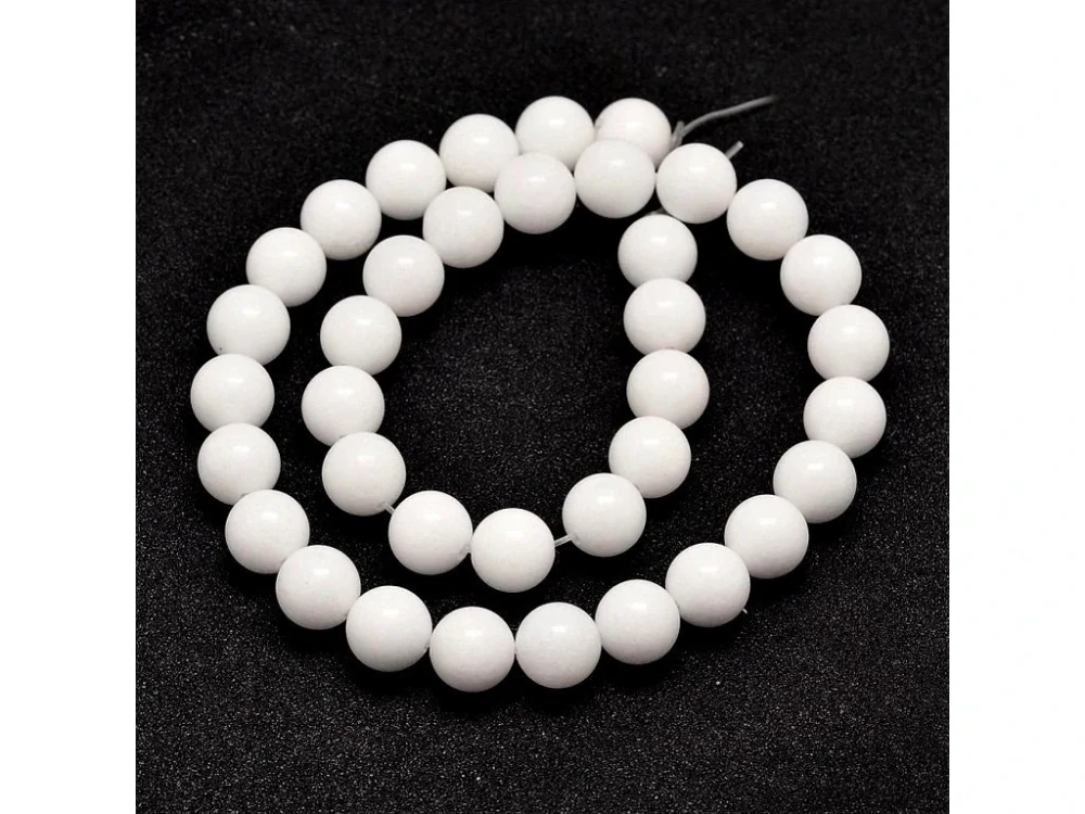 Nefrit biely 8 mm
