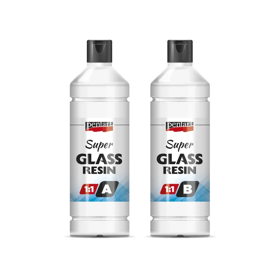 Dvojzložkové, priehľadné živica 2 X 125ml