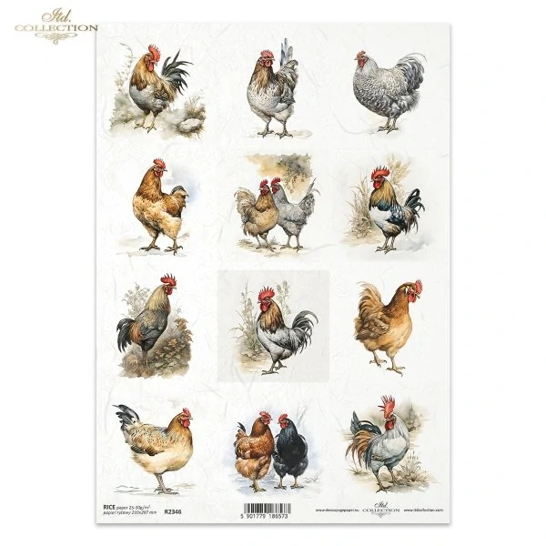 Ryžový papier ITD R2346