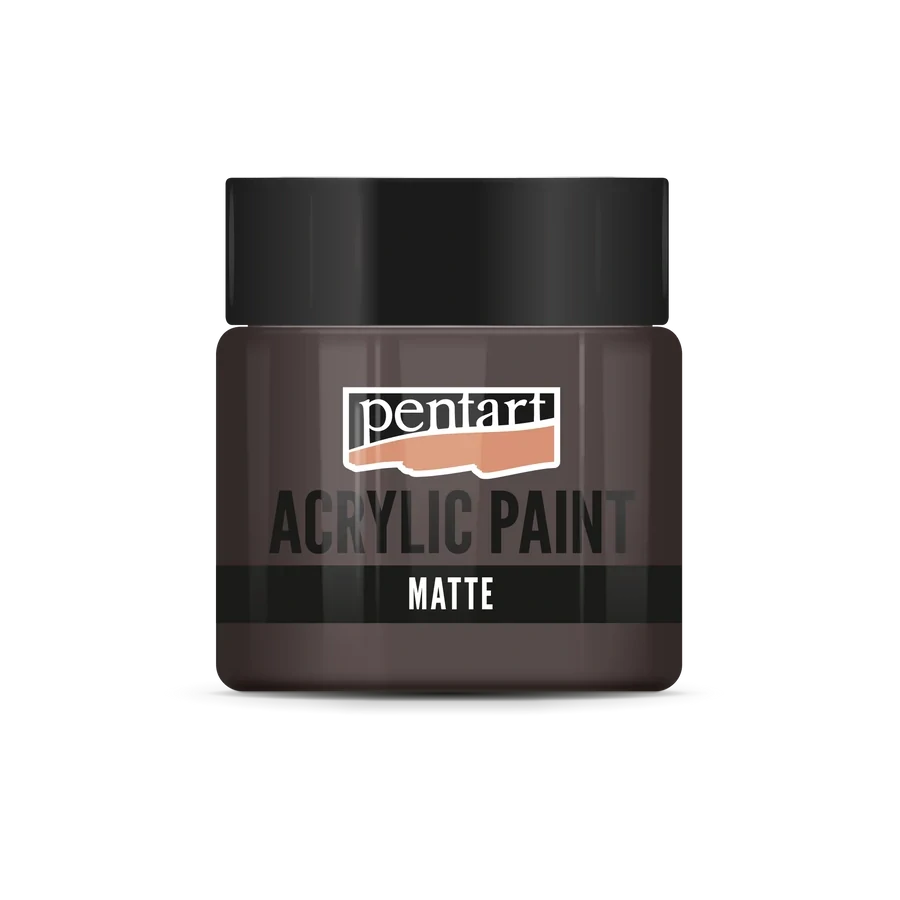 Matná akrylová farba zemitá hnedá - 50ml