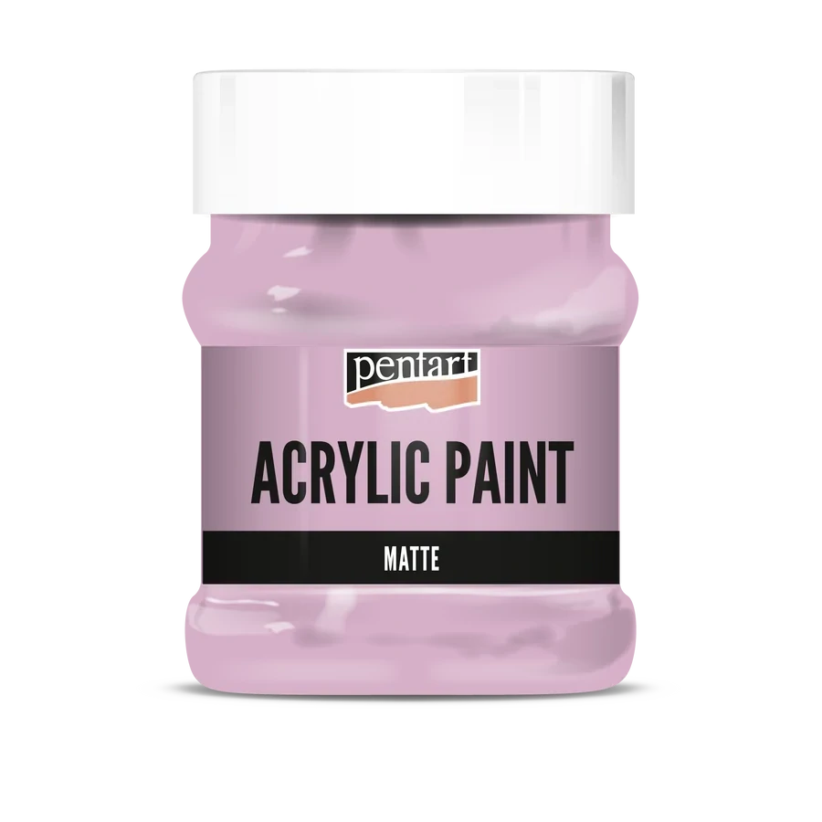 Matná akrylová farba ružová - 230 ml