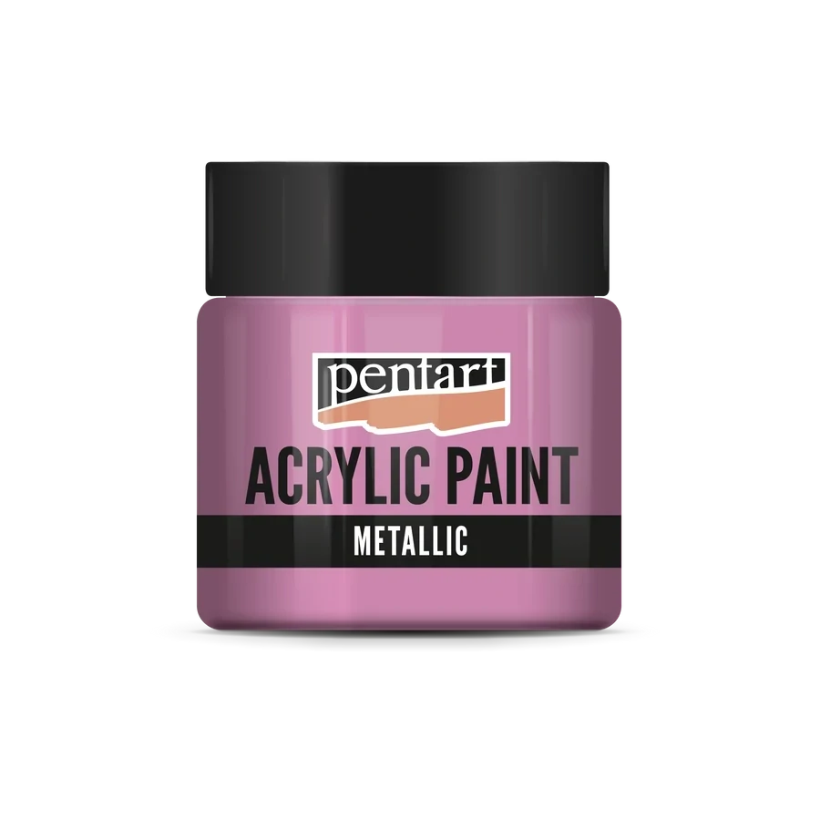 Akrylová farba metalická svetlofialová - 50 ml