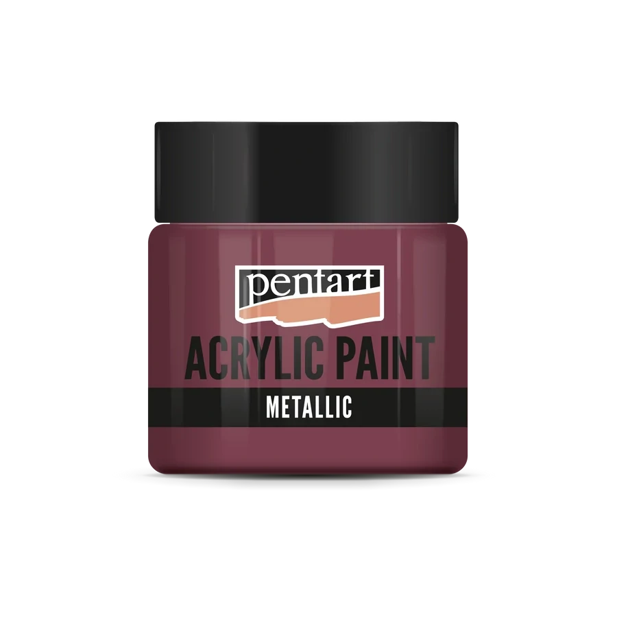 Akrylová farba metalická zlato-fialová - 50 ml