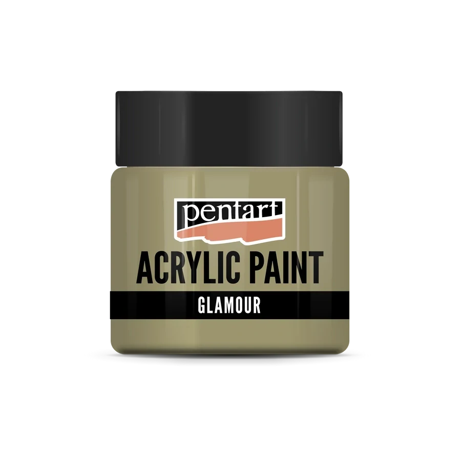 Akrylová farba metalická Glamour antická zlatá - 50 ml