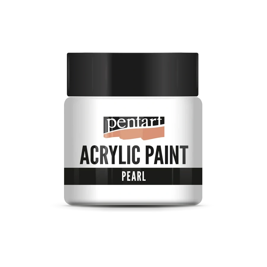 Akrylová farba perleťová biela - 50 ml