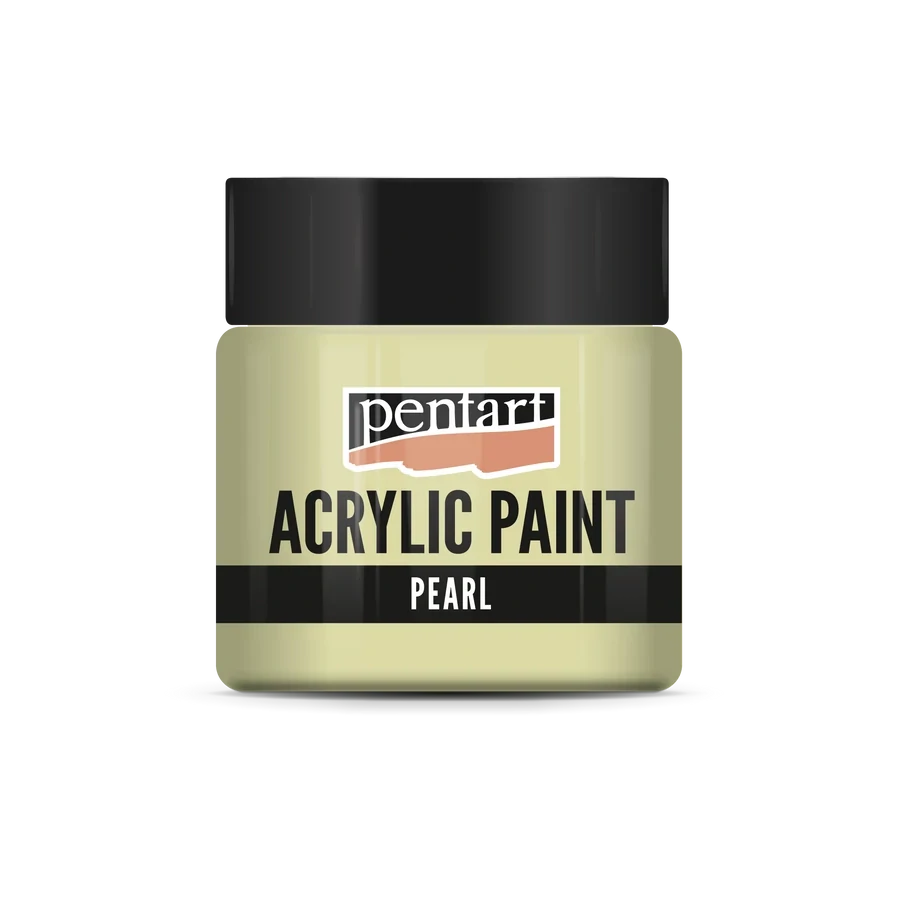 Akrylová farba perleťová žltá - 50 ml