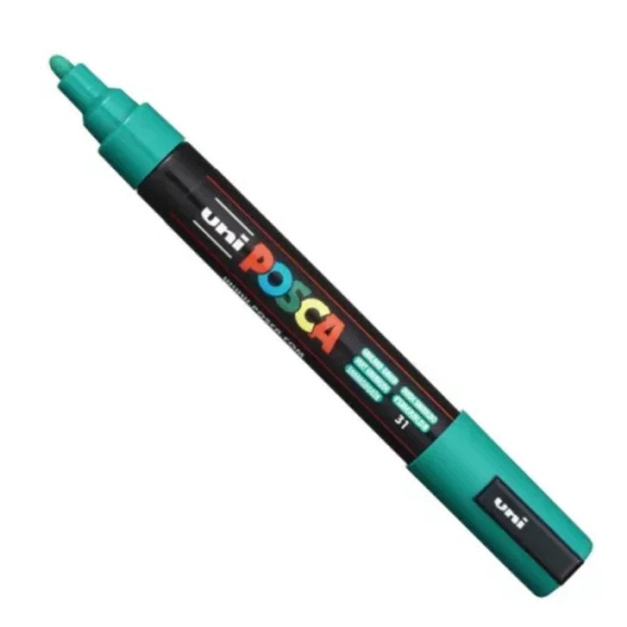 Akrylová fixka POSCA - smaragdová 3M