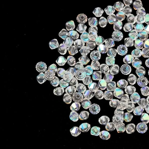 Brúsené korálky crystal - 6 mm