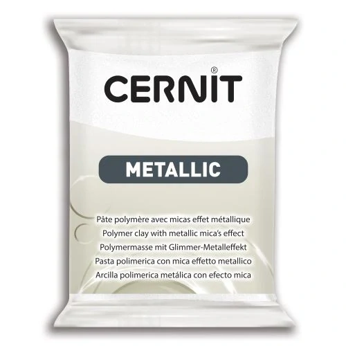 CERNIT Mettalic 56g perleľová biela 085
