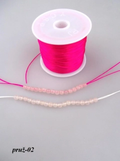 Gumičky ploché pink