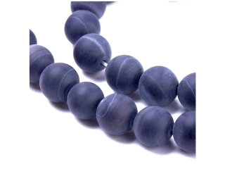 Achát čierny onyx matt 8 mm