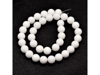 Nefrit biely 8 mm