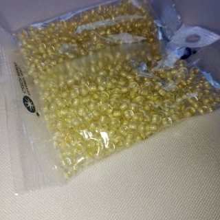 Rokajl 6/0 žltá transparent