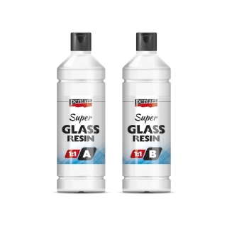 Dvojzložkové, priehľadné živica 2 x 250 ml