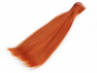 Vlasy pre bábiky 20 cm hrdzavá