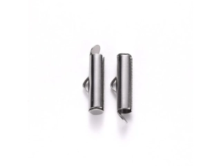 Koncová čiapka na šite šperky 6x18x4 mm, oceľ