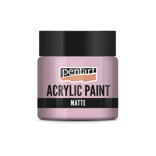 Matná akrylová farba ružová - 50 ml