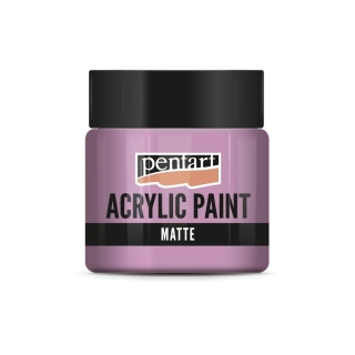Matná akrylová farba malinová - 50 ml