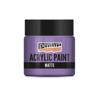 Matná akrylová farba fialková - 50 ml