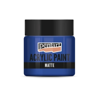 Matná akrylová farba modrá -50ml
