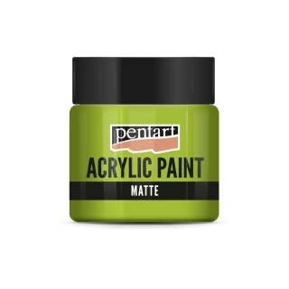 Matná akrylová farba jabľková zelená - 50 ml