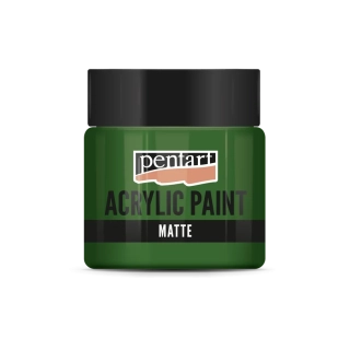 Matná akrylová farba zelená - 50 ml