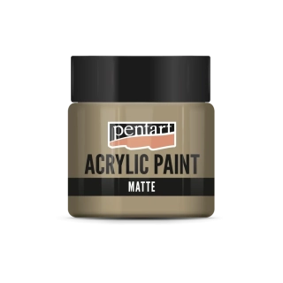 Matná akrylová farba oriešková - 50ml