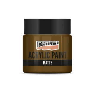 Matná akrylová farba gaštanová - 50ml