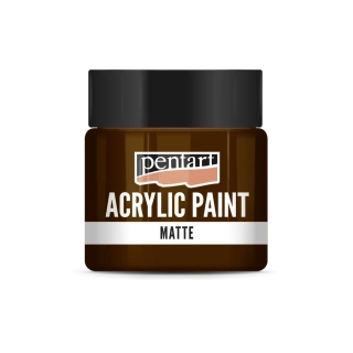 Matná akrylová farba červenohnedá - 50ml
