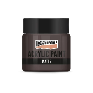 Matná akrylová farba zemitá hnedá - 50ml