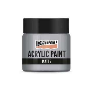 Matná akrylová farba sivá - 50ml