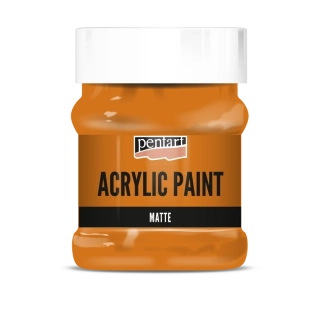 Matná akrylová farba oranžová - 230 ml