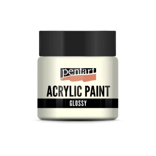 Lesklá akrylová farba slonová kosť - 50 ml