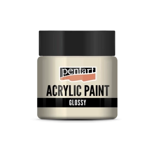 Lesklá akrylová farba béžová - 50 ml