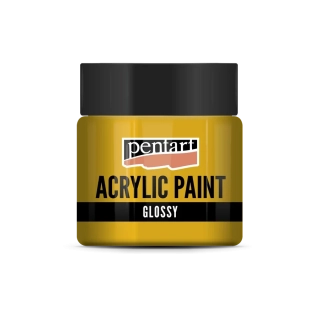 Lesklá akrylová farba slnečná žltá - 50 ml