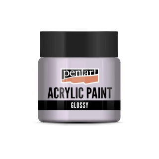 Lesklá akrylová farba pastelová fialová - 50 ml