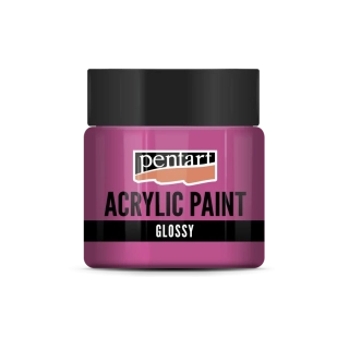 Lesklá akrylová farba magenta - 50 ml