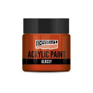 Lesklá akrylová farba červená - 50 ml
