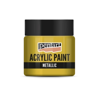Akrylová farba metalická zlatá - 50 ml