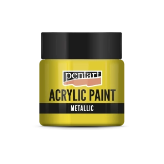 Akrylová farba metalická barokovo zlatá - 50 ml
