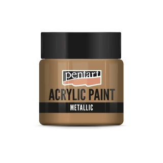 Akrylová farba metalická bronzová - 50 ml