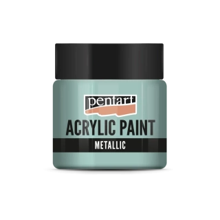 Akrylová farba metalická tyrkys - 50 ml
