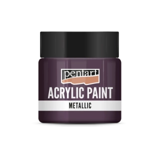 Akrylová farba metalická baklažánová - 50 ml