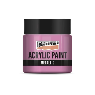 Akrylová farba metalická svetlofialová - 50 ml