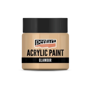 Akrylová farba metalická Glamour červené zlato - 50 ml