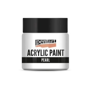 Akrylová farba perleťová biela - 50 ml