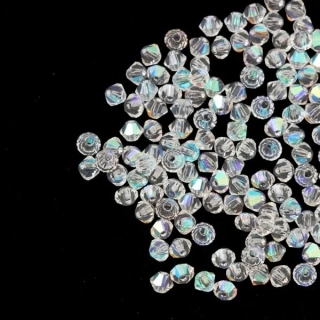 Brúsené korálky crystal - 6 mm