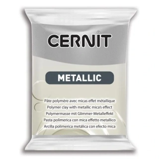 CERNIT Mettalic 56g striebro 080C